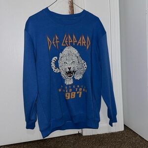 Def Lepard Long Sleeve Crewneck